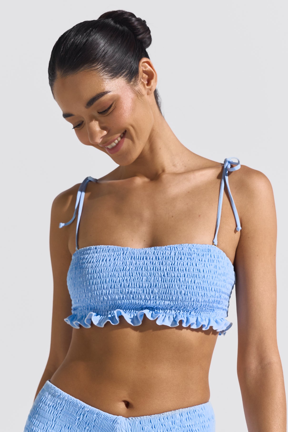 Sea Smocked Top