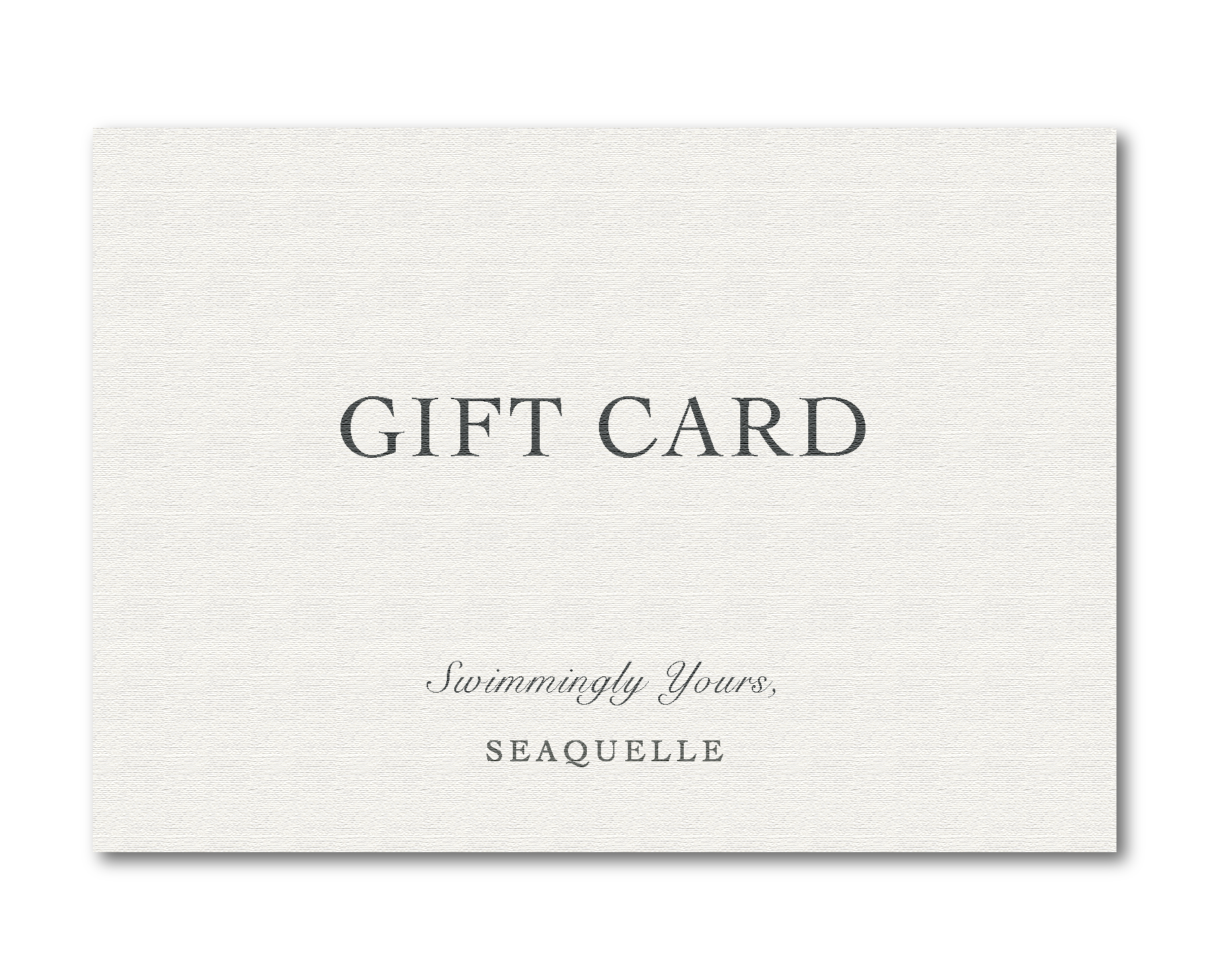 Seaquelle Gift Card